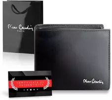 Vyriška piniginė Pierre Cardin, su RFID apsauga, juoda 5288206
