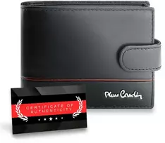 Vyriška piniginė Pierre Cardin, odinė, su RFID apsauga A6088506