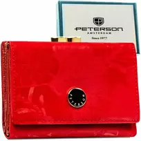 Vidutinė piniginė moterims Peterson, raudona 2715