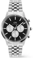 Daniel Wellington „Iconic 42 Chronograph Arch 5-Link Onyx Panda Sidabrinis“ laikrodis, DW00100873