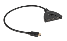 TV, SAT, HDMI, DVI kabeliai ir priedai // TV ir radijo antenos // Złącze switch HDMI na kablu 1 wyj./2 wej.