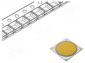 Power LED | COB | 10.2W | 3500K | 1980lm | 120° | Front: flat | CRImin: 80