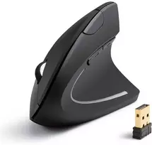 ANKER A7852 kabellose vertikale 2.4G ergonomiška pelė mit Nano USB-Dongle Vor/Zurck-Tasten (2x AAA Batt. nicht enthalten)