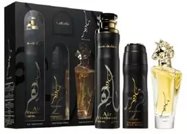Lattafa Maahir Set EDP 100 Desodorante 200 Room, 300 ml