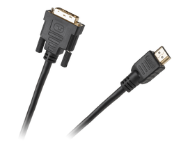 Kompiuterių komponentai ir priedai // PC/USB/LAN kabeliai // Kabel DVI-HDMI 1.8M