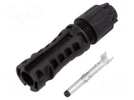 Connector: solar | plug | male | MC4 Evo 2 | 53A | 1.5kV | IP2X,IP65,IP68