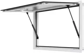 Maisto prekybos langelis 943x638mm, aliuminio, maisto sunkvežimiui, kioskeliui, priekabai