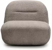 Fotelis Novanook Lounge kėdė, BOCHIC, 82x83x73 cm, Šviesiai pilka