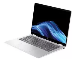 HP OmniBook 5 Flip 14-fp0053nn - i5-1334U, 16GB, 512GB SSD, 14 2K 300 nitų lietimui jautrus ekranas AG, 1080p kamera, JAV klaviatūra su foniniu apšvietimu, 68 Wh, Glacier sidabrinis, Windows 11 Home, 1 metai