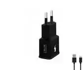 Winner Group WG - Síťová nabíječka 1x USB-A, Quick Charge 3.0, 5V-9V-12V + kabelis USB-A na Micro USB, juodas