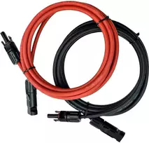 Ecoflow 2x saulės baterijų prailginimo kabelių rinkinys APV MC4 2m