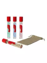 Off White Beveik baltas Off-Baltas rinkinys: tirpalas Nr. 1 Unisex parfumuotas vanduo, 15 ml + tirpalas Nr. 2 EDP Unisex, 15 ml + tirpalas Nr. 3 EDP Unisex, 15 ml + tirpalas Nr. 4 EDP Unisex, 15 ml