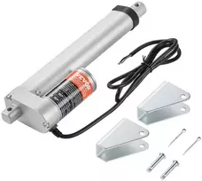 Linijinis Pavaros Variklis 12V, 15.24 cm Eiga, Didelės Spartos 1.4 cm/s, 100 kg Jėga, IP54 Apsauga, Elektrinis Stūmoklinis Variklis
