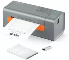 Terminis etikečių spausdintuvas 10.2x15.2 cm siuntoms, 203 DPI, Windows, Mac, Linux, Amazon, eBay, Etsy, lipdukų spausdintuvas
