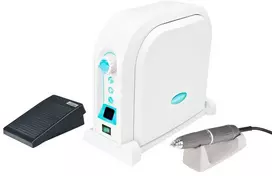 Protezavimo mikromotoras, Dantų laboratorijos įranga, Bešepetėlinis rankinis antgalis, 100W mikromotoras, Kojinis pedalas, Twist-Lock sistema