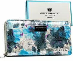 Vidutinė Piniginė moterims Peterson, gėlėta PT98