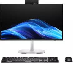 Stacionarus kompiuteris Hewlett Packard (HP) HP EliteStudio 8 G1i AI PC Intel Core Ultra 5 235 60,5 cm (23.8") 1920 x 1080 px All-in-One PC 16GB DDR5-SDRAM 512GB SSD Windows 11 Pro Wi-Fi 7 (802.11be) Sidabrinis