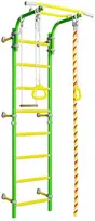 Sporto kompleksas (gimnastikos sienelė) SANRO TOPLINE žalia-geltona, 225x49cm