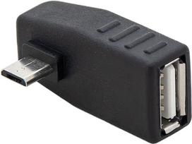 Planšetdatori ir planšetinių kompiuterių priedai // USB Kabeliai // 75-879# Adapter usb gniazdousb-wtyk microusb kąt