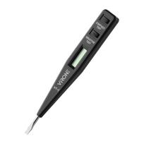 Įrankiai ir matavimo prietaisai // Testeris ir matavimo įranga // Elektroniczny próbnik napięcia 5w1, test obecności, pomiar, indukcja, ciągłość, polaryzacja DC, czarny