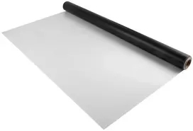 Šokių grindų ritinys, 2x7 m, juodai baltas, 1.5 mm PVC vinilas, neslystantis, baleto, džiazo, pop, lyrinio šokio grindys