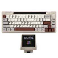 Klaviatūra Epomaker RT65 (Balta/Pilka) - Wisteria Linear Switches