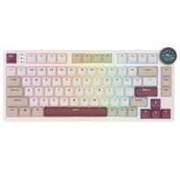 Žemo Profilio Klaviatūra Royal Kludge N80 (Rosy Clouds) - RK Low Profile Red switches