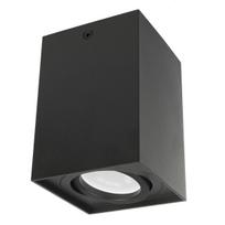 LED apšvietimas // Šviestuvai iš naujų pristatymų // Tuba / oprawa natynkowa Maclean, punktowa, halogenowa, kwadratowa, aluminiowa, GU10, 80x80x115mm, kolor czarny, MCE426 B