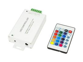 LED apšvietimas // Šviestuvai iš naujų pristatymų // 70-962# Sterownik taśm led rgb 24-key z pilot ir
