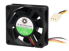 Elektros prekės // Elektromedžiagų išpardavimas | Žemų kainų akcijos // 85-624# Wentylator  60x20mm 12v kulkowy 3-przewodowy