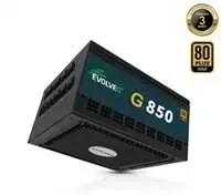 Montech EVOLVEO G850, zdroj 850W, 80+ GOLD, ATX 3.1, aPFC, 140 mm ventilátor, plně modulární, záruka 3 roky, černý