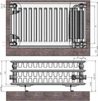 Radiator 33x400x800 VCO Termolux
