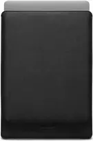 Woolnut Leather Sleeve -suojatasku 16 MacBook Pro, musta