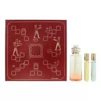 Set Cartier: Rivieres de Cartier Insouciance Eau De Toilette Unisex, 100 ml + Rivieres de Cartier Luxuriance Eau De Toilette Unisex, 10 ml + Allegresse Eau De Toilette Unisex, 10 ml
