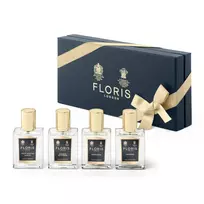 Set Floris Of London: Night Scented Jasmine Eau De Toilette For Women, 15 ml + Bouquet De La Reine Eau De Toilette For Women, 15 ml + Baltas Rose Eau De Toilette For Women, 15 ml + Chypress Eau De Toilette Unisex, 15 ml