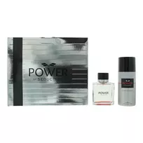 Rinkinys Antonio Banderas: Power of Seduction tualetinis vanduo vyrams, 100 ml + Power of Seduction 24 val. apsaugos dezodorantas, purškiklis vyrams, 150 ml