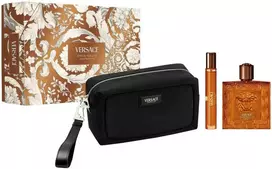 Versace Eros Najim Giftset kvepalų rinkinys vyrams (PP kvepalai, 100 ml + PP miniatiūra, 10 ml + kosmetinė)