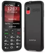ALIGATOR A930 GPS 4G Senior juodas + įkrovimo stovas