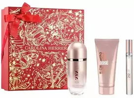 Carolina Herrera 212 Vip Rose Eau De Perfume Purškiklis, 80 ml Set 3 Pieces