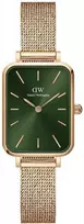 Moteriškas laikrodis DANIEL WELLINGTON Quadro Pressed Melrose Emerald 20mm DW00100445+ DĖŽUTĖ (zw505n)