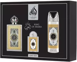 Set Lattafa King Of Arabia EDP 100ml + EDP 20ml + Dezodorantas 200ml