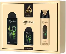 Lattafa Pride Affection EDP rinkinys unisex (EDP 100 ml + EDP 20 ml + Dezodorantas 200 ml)
