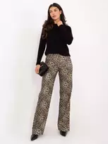 Lakerta Kelnės-LK-SP-509804.32-juoda-smėlio spalva