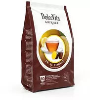 Dolce Vita Tè al Limone — citrinų arbatos kapsulės 10vnt. (tinka Nespresso* sistemai)
