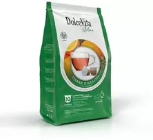 Dolce Vita Digestiva — virškinimą gerinančios žolelių arbatos kapsulės 10vnt. (tinka Nespresso* sistemai)