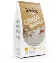 Dolce Vita Cioccobianca — baltojo šokolado gėrimo kapsulės 10vnt. (tinka Nespresso* sistemai)