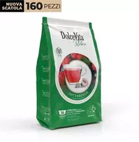 Dolce Vita Sottobosco — raudonųjų vaisių žolelių arbatos kapsulės 16vnt. (tinka Lavazza A Modo Mio* sistemai)
