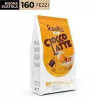 Dolce Vita Cioccolatte — pieno ir šokolado gėrimo kapsulės 16vnt. (tinka Lavazza A Modo Mio* sistemai)