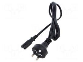 Cable | 2x0.75mm2 | AS/NZS 3112 (I) plug,IEC C7 female | PVC | 1.8m