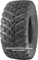 Padanga 500/60R22.5 AR839 Steel Belt Advance 161D TL (ž.ū.),  500/60 R22.5